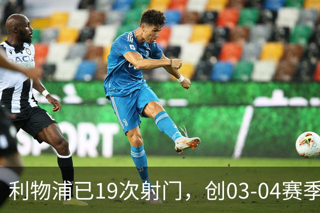 利物浦已19次射门，创03-04赛季以来欧冠客队上半场射门次数纪录